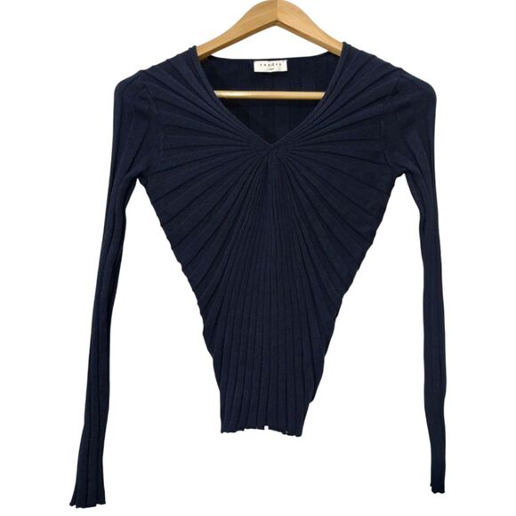 JYLFC Womens Plus Size Shirts V Neck Long Sleeve Tee Solid Tops, Black